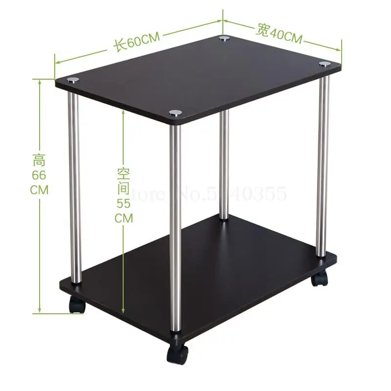 Маленький журнальный столик, модный чайный столик, простой современный чайный Стеллаж с колесиком, мобильный чайный обеденный столик, креативный короткий журнальный столик