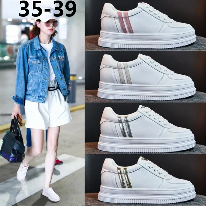 

Women's low-cut belts increase leisure and comfortable outdoor sports walking dinner party holiday travel sports shoes35-39