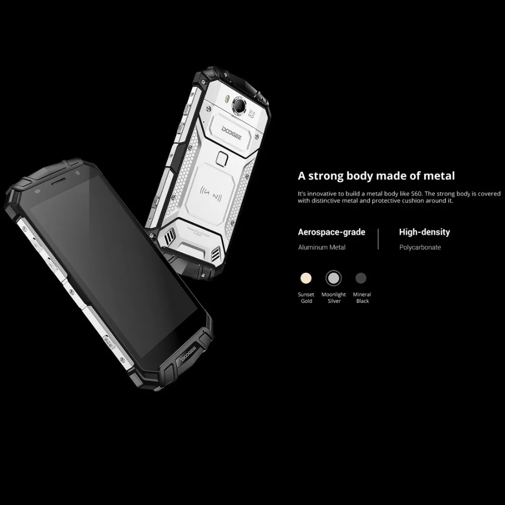 DOOGEE S60 5,2 дюймов ram 4 Гб rom 64 Гб MTK Helio P25 Восьмиядерный 2,5 ГГц 4G LTE мобильный телефон 5580 МП мАч батарея