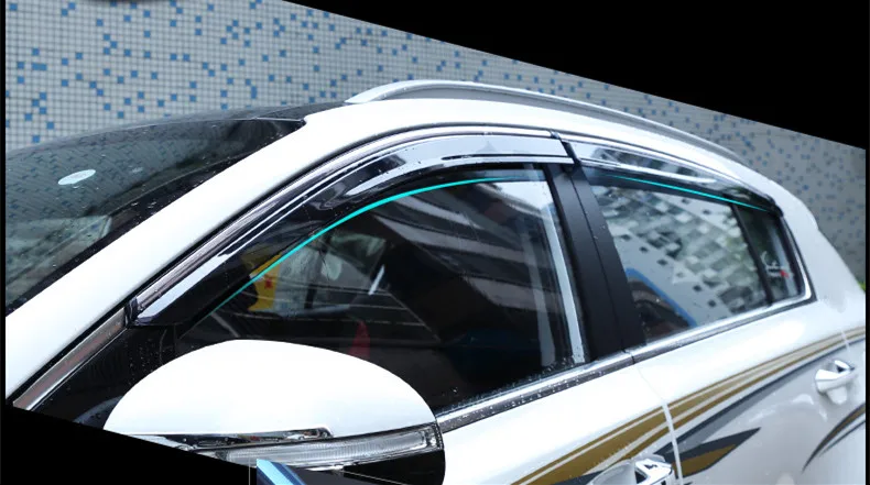 Автомобильная Водонепроницаемая Декоративная полоса солнцезащитный козырек специальный модифицированный оконный дождевик украшение для бровей для kia sportage 3