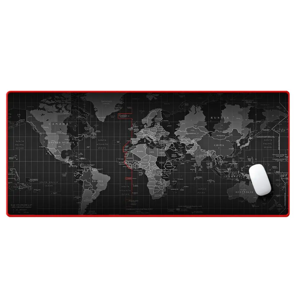

CENNBIE Extended XXL Gaming Mouse Pad 35.4"x15.7"x0.08" Non-slip Rubber Base &Smooth Surface (Worldmap)
