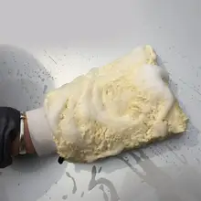 2 шт. перчатка для мытья машины двухстороннее шерстяное полотенце из микрофибры для чистки машины перчатка для мотоцикла воск полировка губка для мытья уход за автомобилем Чистка