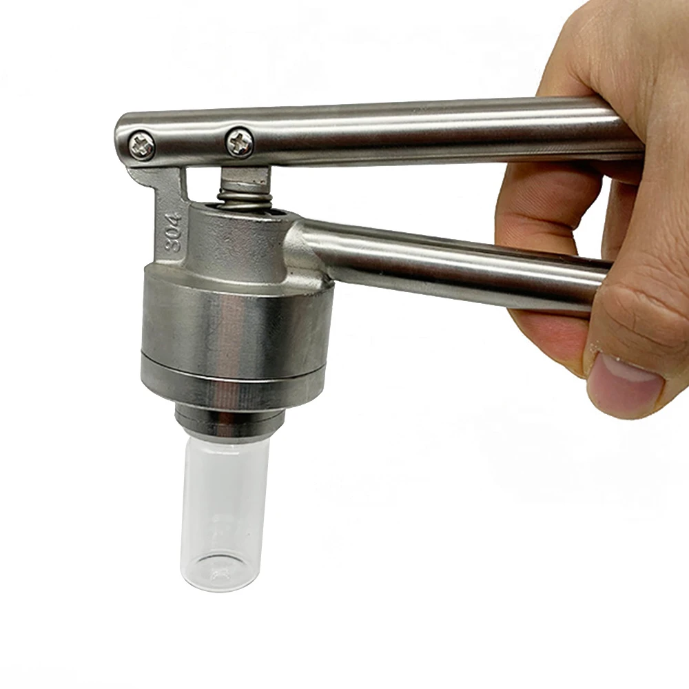Color : for Aluminium plasti CHENTAOMAYAN 1pc Stainless Steel Manual Vial Crimper Hand Sealing Machine for Crimping 20mm Flip Off Caps Color : for Aluminium plasti CHENTAOMAYAN 1pc Stainless Steel Manual Vial Crimper Hand Sealing Machine for Crimping 20mm Flip Off Caps