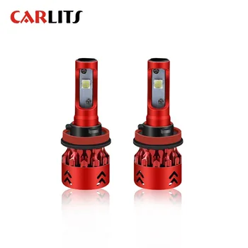 

CARLITS 2PCS H7 LED H4 9003 HB2 H1 H11 9005 9006 HB4 HB3 80W 9600LM 6500K LED Car Headlight Front Led Light Bulb Automobiles