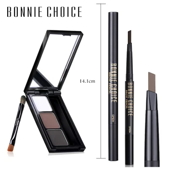 

BONNIE CHOICE Eyebrow Tatoo Pen Eye Brow Pencil Waterproof Long-lasting Eyebrow Powder Automatic Tint Cosmetics 12 Colors