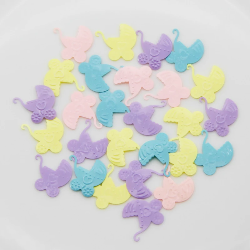 

250pcs Cute Baby Car Sequins Confetti Baby Shower Birthday Party Sprinkles For Party Decoration Kindergarten Hand crafts Making
