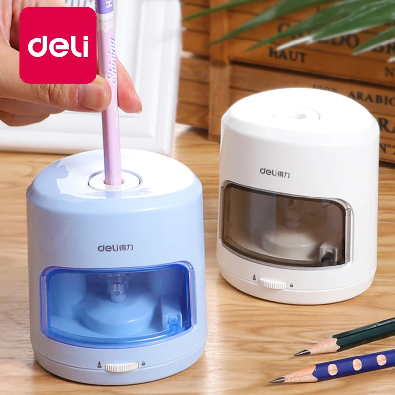 

Deli 1PCS Pencil Sharpener for Office School Supplies Electric automatic Pencil Sharpener Accessories