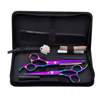 

Professionals Hairdressing Hair Cutting Scissors Pet beauty Barber Shears Stainless Steel Hair Cut Scissor Color High Quality