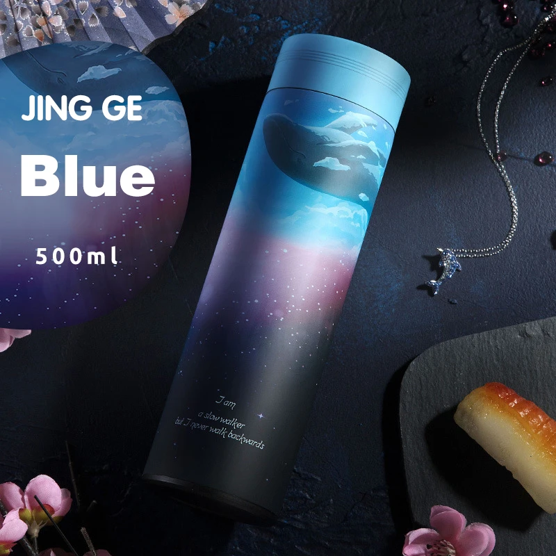 

Vacuum Flasks Insulation Mugs Cups Fashion Stainless Steel Thermoes 500ML Popular Mugs Travel Thermoses Coffee And Lovers Cups