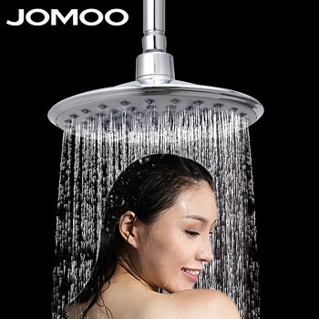 

JOMOO 8 inch Rainfall Shower Head ABS plastic Chrome Rain Luxury Bathroom Bath Shower Over-head Shower Sprayer Single Head
