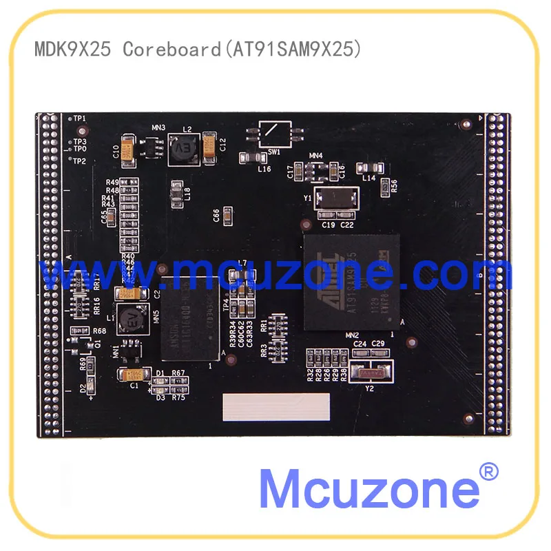 

AT91SAM9X25, MDK9X25 Core Board, 400MHz CPU, 128MB DDR2, 256M NAND CANx2, Ethernetx2
