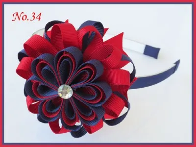 16 шт. 3," B-Bird's Nest бант для волос с 3/8 grosgrain лента Ручная настройка аксессуары