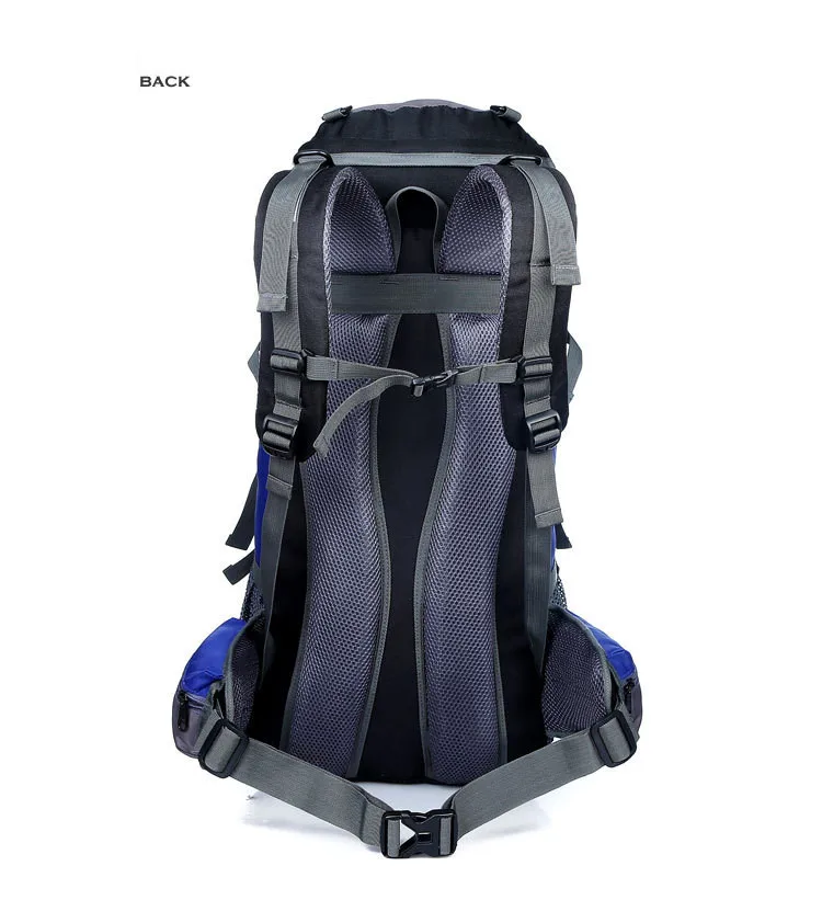 Открытый 45L+ 5L походный мужской женский рюкзак, альпинистская сумка унисекс, супер водостойкий износостойкий рюкзак, водонепроницаемый нейлон, 7 цветов