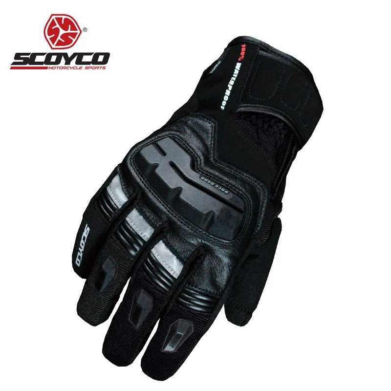 

Motorcycle Gloves Winter Warm Screen Touch Waterproof Leather Knuckle For Men Racing Moto Cycling Motorbike Motocicleta Guantes