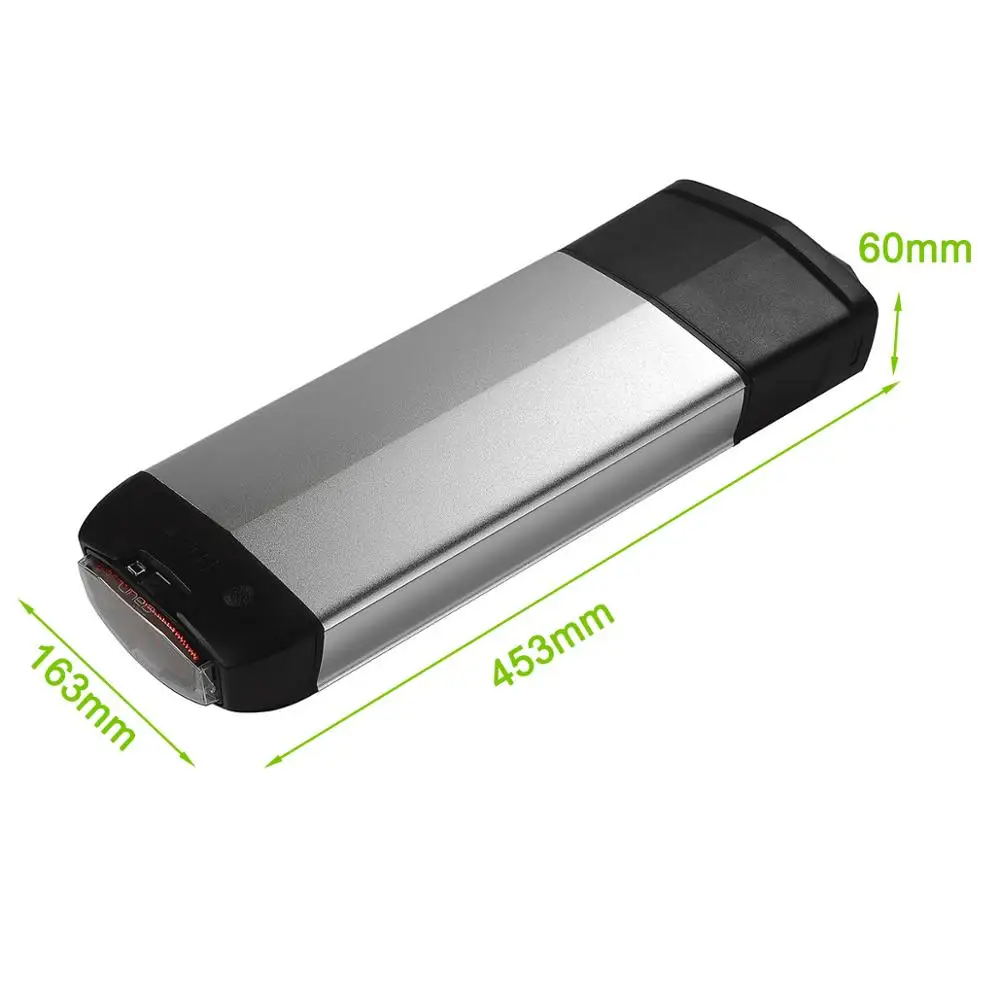 Sale Ebike battery for electric bike Rear Rack bateria 48V 36V 13Ah 16Ah with Carrier fit for 26"-28" V-brake of rear wheel bike DIY 1