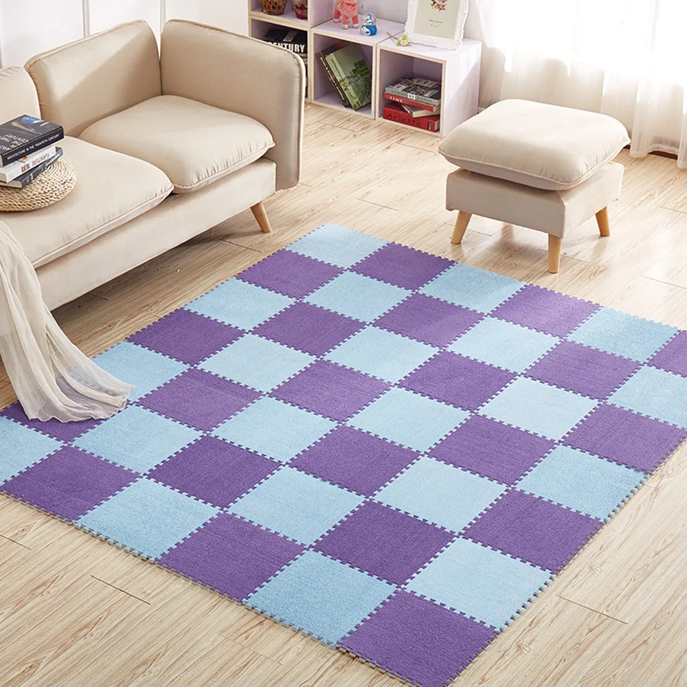 30*30 см детский коврик головоломка из пены EVA Ant Velvet Baby Eco Flower 8 цветов Новое