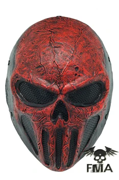 

FMA Halloween mask Helmet FRP mask "skull PUNISNER" red/enhanced TB574