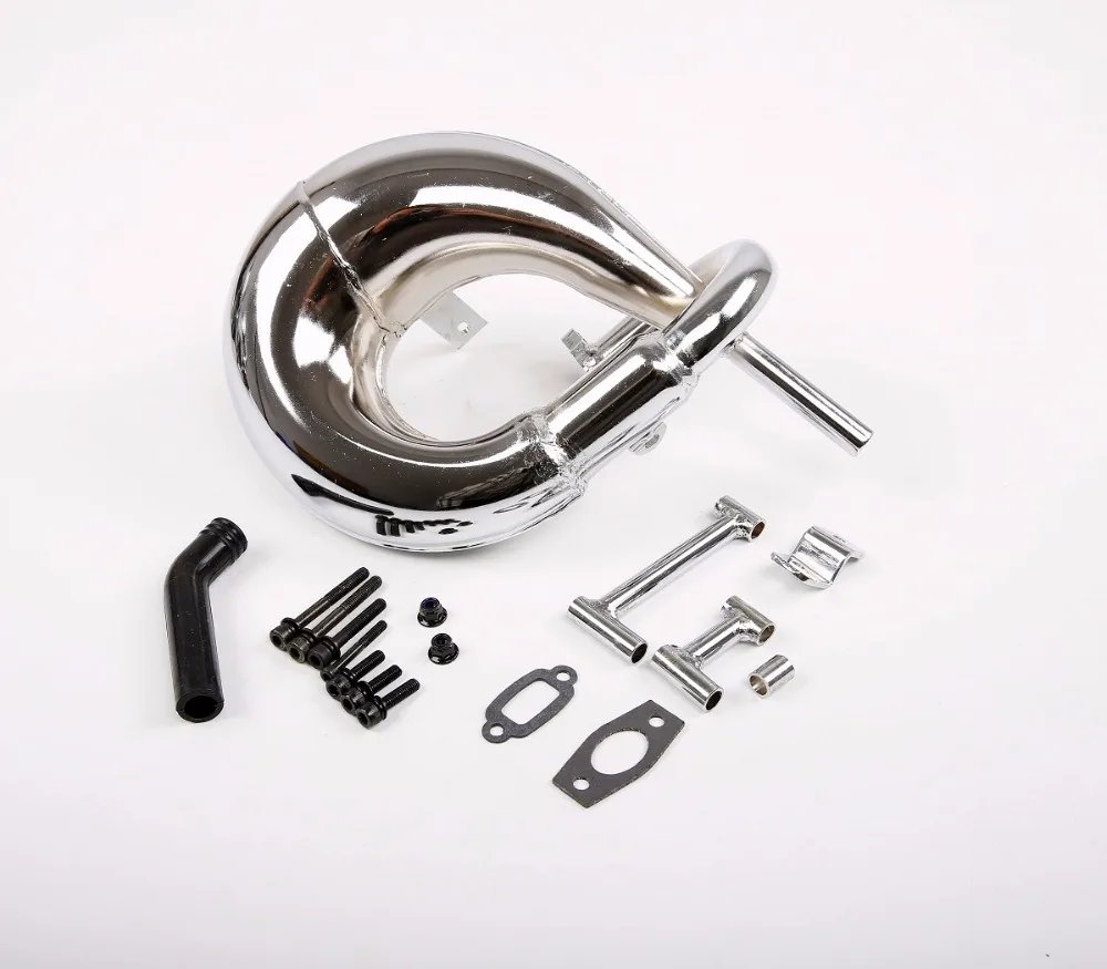 

Vortex pipe set for 45CC 4 bolts Motor Gasoline Engine fit for LOSI 5IVE-T ROVAN LT