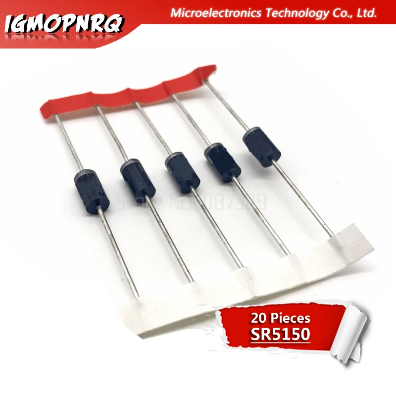 

20pcs SR5150 SB5150 MBR5150 Schottky diode 5A 150V free shippping