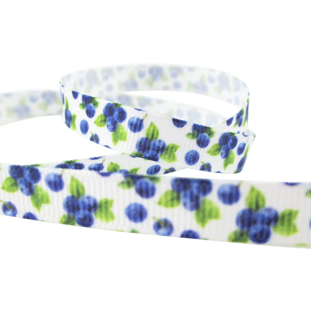 David accessories 3/" 9 мм с рисунком радуги, резинка из полиэстера 5yds, материалы для ручных поделок, Свадебная подарочная упаковка, 5Yc2419 - Цвет: 1055990001