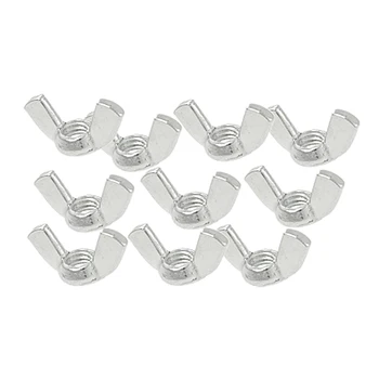 

10 Pcs 3mm Metal Wingnut Set Hardware Nut Fasteners