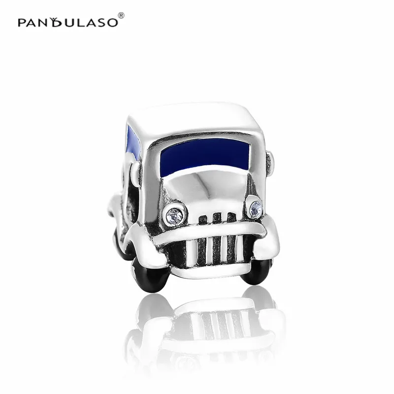 

Pandulaso Jeep Car Sports Charms for Women Jewelry Making Color Children Toy Silver 925 Jewelry Fit Women Fashion DIY Bracelets