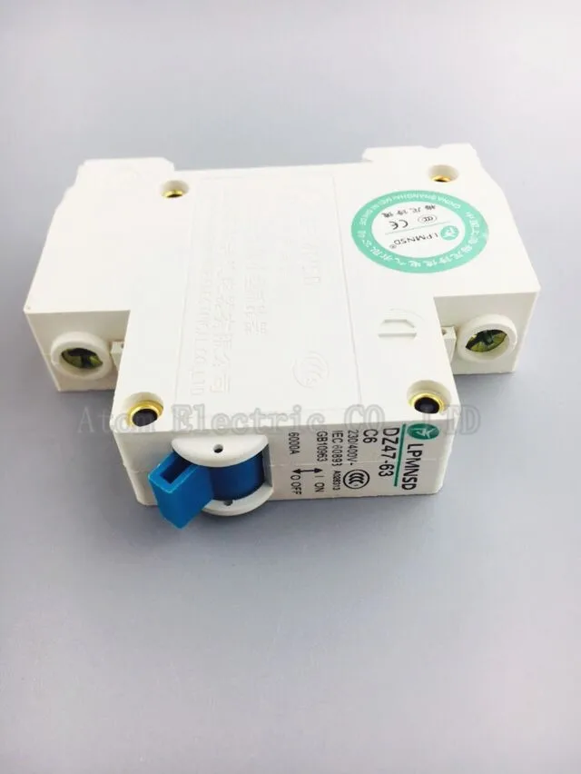DZ47 1P 10A 230/400V ~ мини выключатель MCB C45 воздушный типа C|Автоматические выключатели| |