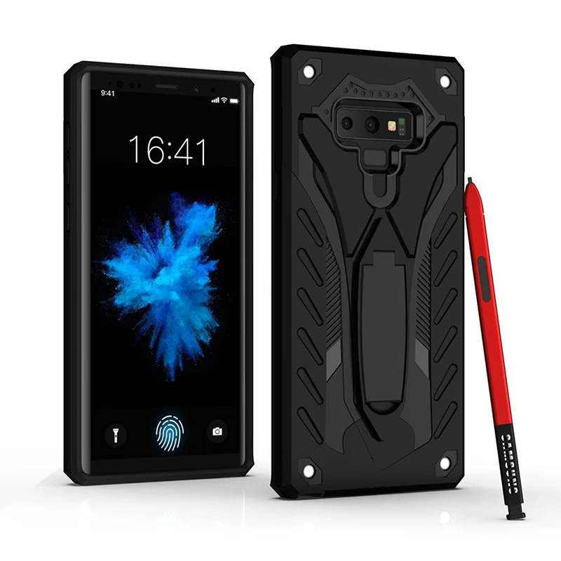 

For Samsung Galaxy Note 9 8 Case Dual Layer PC+TPU Protective Holder Back Case for Samsung Note9 5 Case Shockproof Bracket Coque