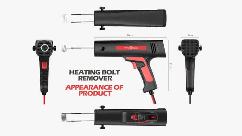 WOYO 12V автомобильный индукционный нагревательный болт для удаления нагревательного пистолета