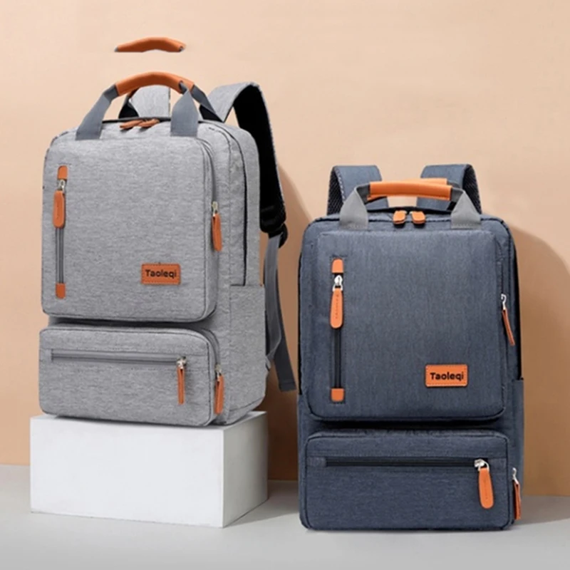 

Student Computer Backpacks Canvas Bag Fashion Women Man Laptop Backpack Super Light Waterproof Business Travel Backpack