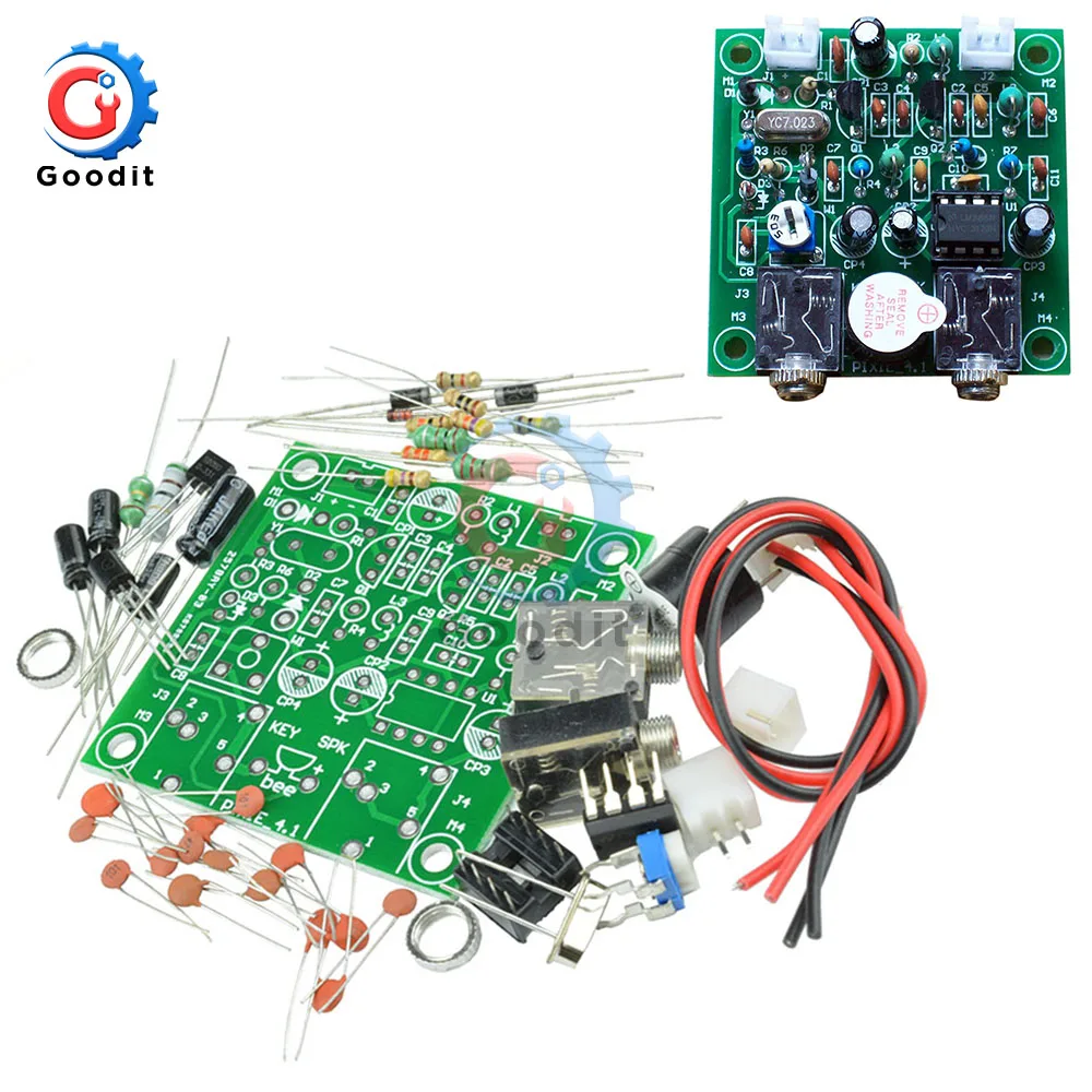 12V Power HAM Радио 40M CW коротковолновый QRP модуль приемника передатчика Пикси 7 023 МГц-7