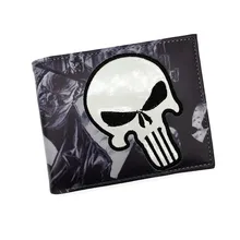 Кошелек с комиксами кошелек Каратель Железный человек Веном Тор мультфильм кошелек с держатель для карт