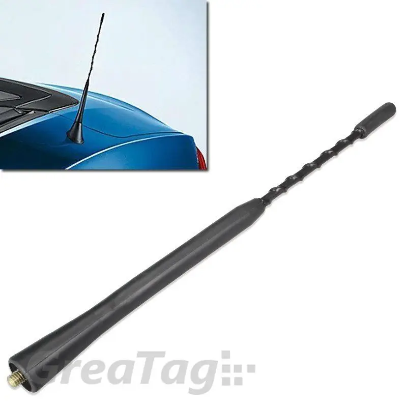 

9" ROOF MAST AERIAL FUBA RADIO AM/FM SCREW ON ANTENNA FOR TOYOTA For BMW For VW For NISSAN