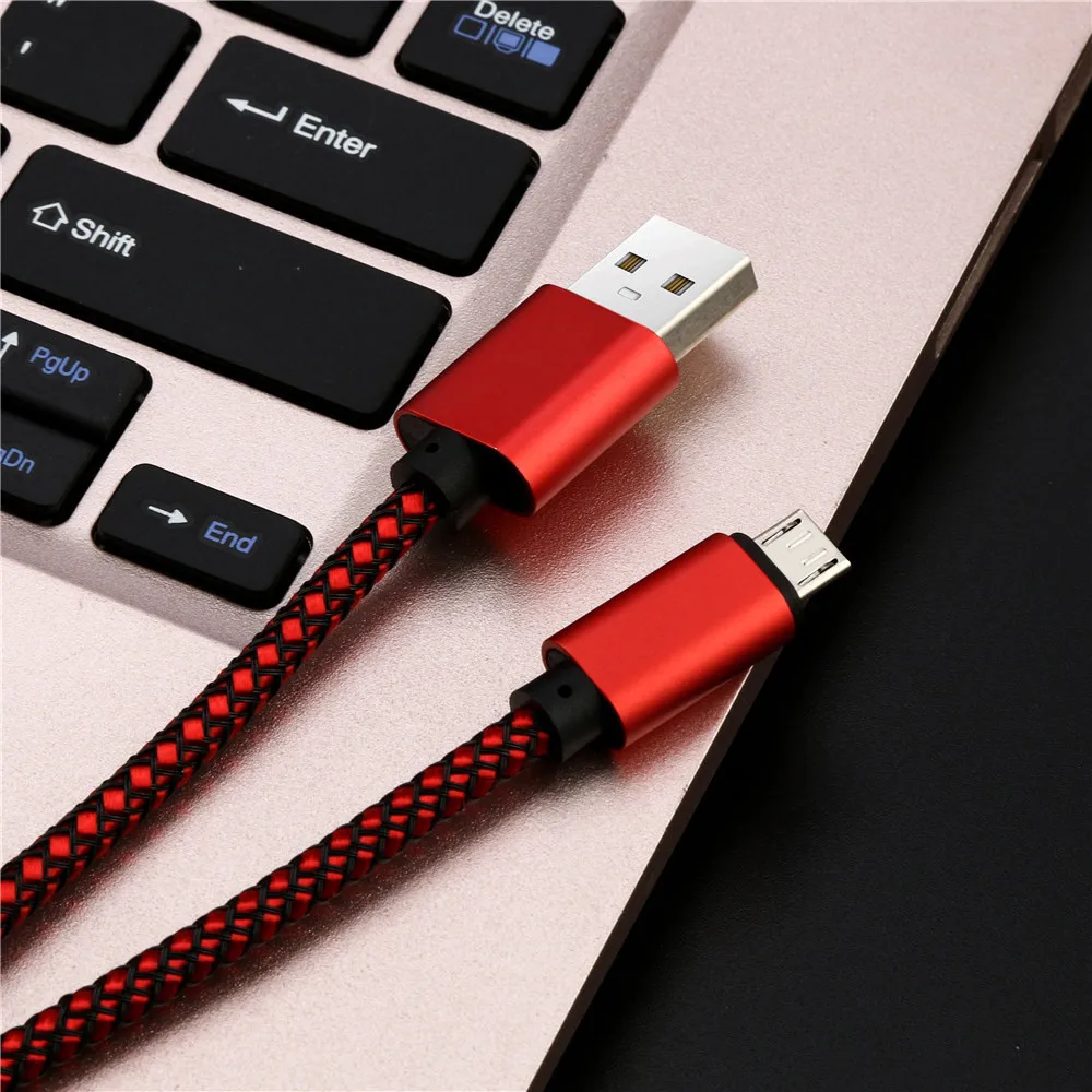 Universal Micro USB Charger Cable Charging Cord Compatible With Android Phone Charge Cables For Samsung For Huawei For Xiaomi