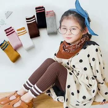 

Travel snail 70 cm-150 cm girls leggings for kids teenage leggings 2018 New girls legging children cotton striped girls pants