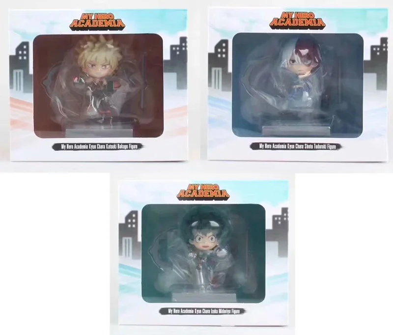 

3 ver. My Hero Academia Boku no Hero Izuku Midoriya Katsuki Bakugo Todoroki Shoto Hero`s Edition Banpresto Figure Toys
