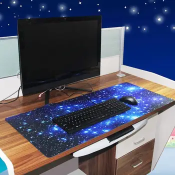 

Starry Sky Anti-Slip Extended Mouse pad Locking Edge Large Gaming Tablet Laptop Mouse Keyboard Mat Pad