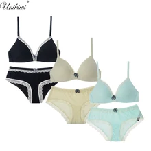 UNIKIWI женское нижнее белье без косточек, лифчик ярких цветов. мягкие дышащие бюстгальтеры, бюстгальтер и короткие комплекты. женское нижнее белье