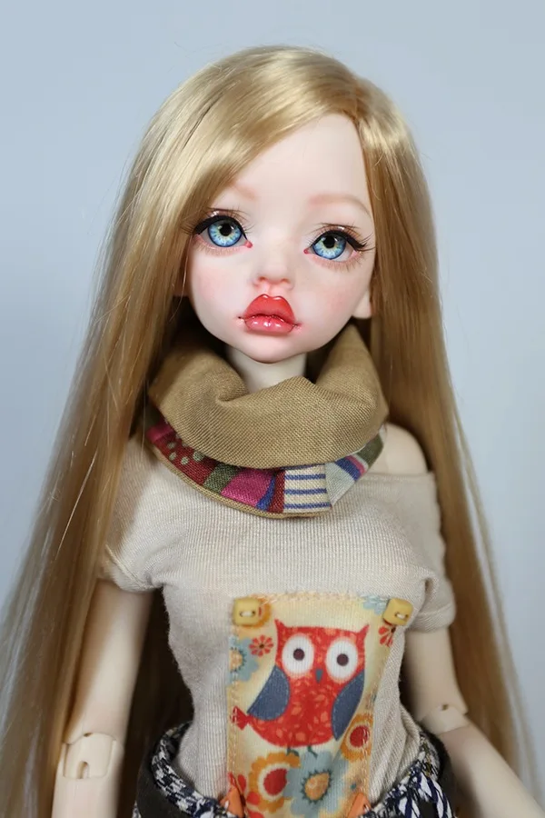 

New Arrival BJD Doll Larina 1/4 Thick Lip Saucy Female Body Toys For Girl GIFT glass eyes