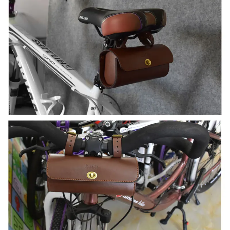 Flash Deal Retro Bicycle Beam Bundle Mountain Bike Front Bag Travel Bike Leather Tail Package 4 Flash Deal Retro Bicycle Beam Bundle Mountain Bike Front Bag Travel Bike Leather Tail Package 4