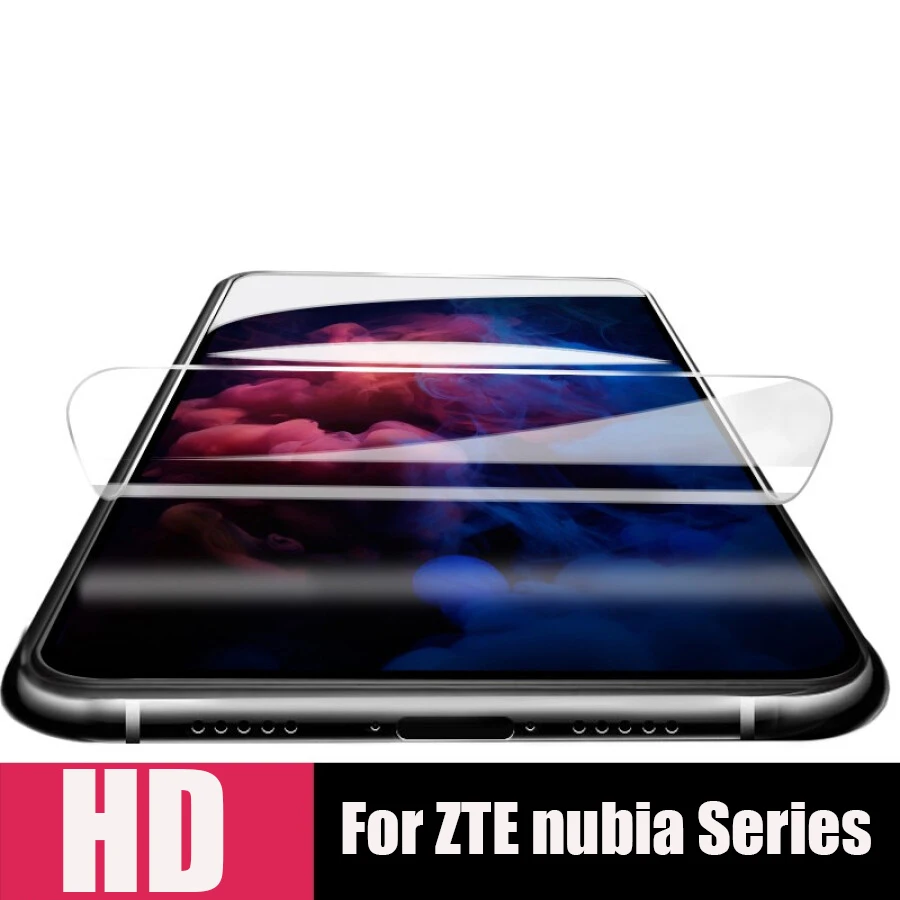

3D Front Full Cover Screen Protector For ZTE nubia Z18 Z17 Z11 minis z17s M2 Lite Mars Silicone Soft TPU Hydrogel Sticker Film