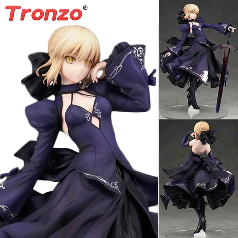 Экшн фигурка Tronzo Fate Grand заказ Saber Arturia Pendragon альтер ПВХ игрушки судьба ночь черный