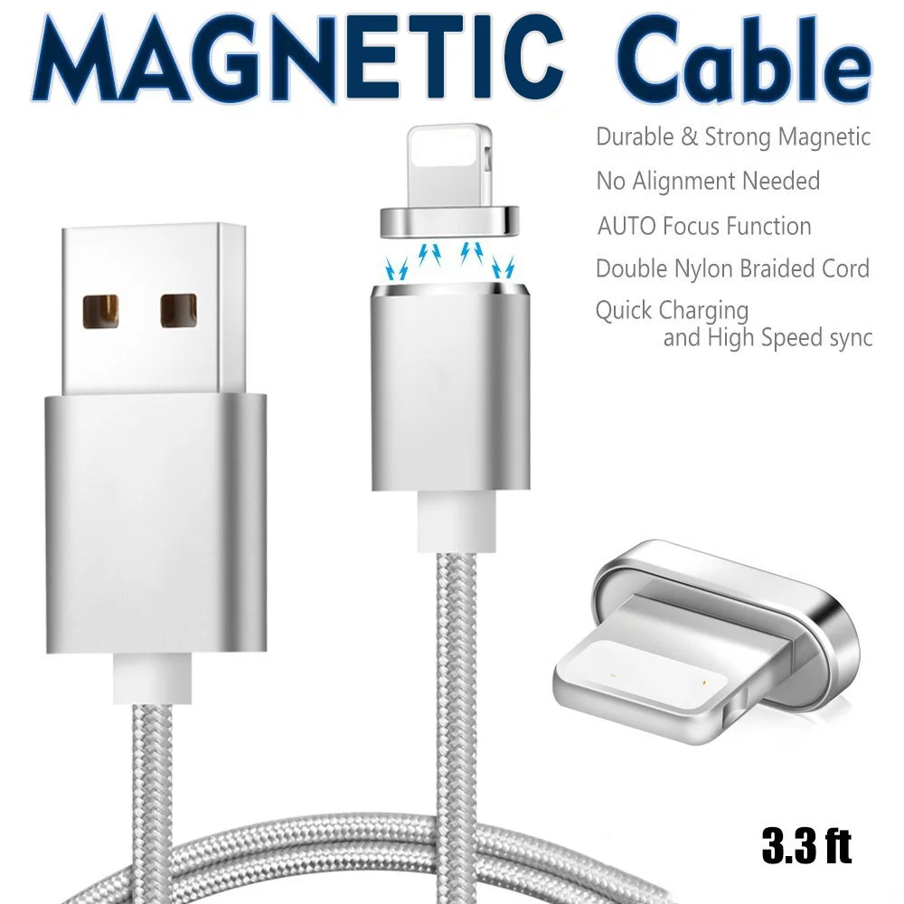 

Nylon Magnetic Cable Micro USB Charger for iPhone XS MAX 6s 7 8 Plus for Samsung S9 S8 Xiaomi Magnet Type-C for Huawei Hornor