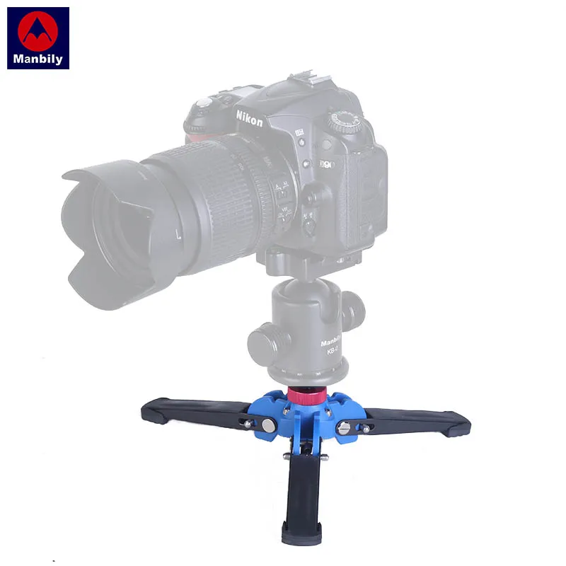 

Manbily Portable M1 Monopod Base Hydraulic Universal Mini Three Feet Support Tripod Stand for Monopod Ball head with 3/8" screw