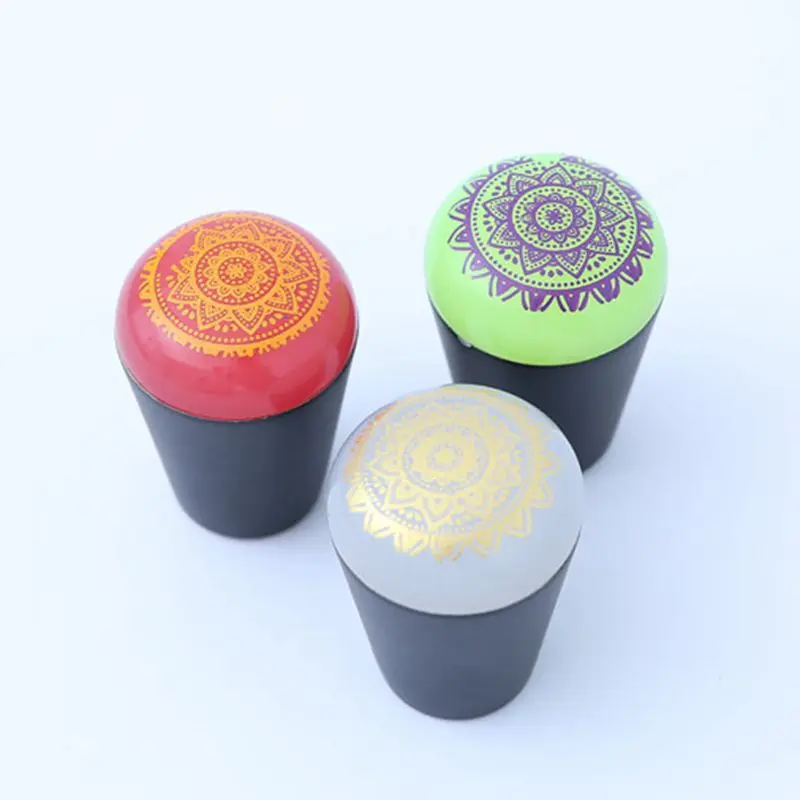 

4cm Nail Art Round Jelly nail Stamper Scraper Set Gel Polish Tips DIY Image Transfer Painting Printing Drawing Kit
