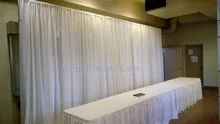 10ft * 20ft Pure White stage curtain wedding backdrop Event Supply
