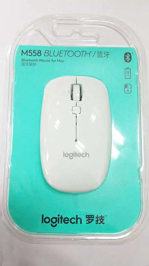 Logitech M558 Wireless Bluetooth Mouse Gaming Laptop Original 1000DPI Mice 