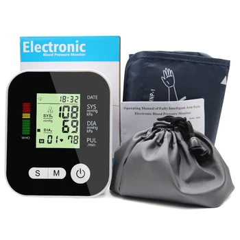

Digital Arm Blood Pressure Monitor Heart Beat Meter Portable Home Health Care Arm Blood Pressure Monitor Heart Beat Rate