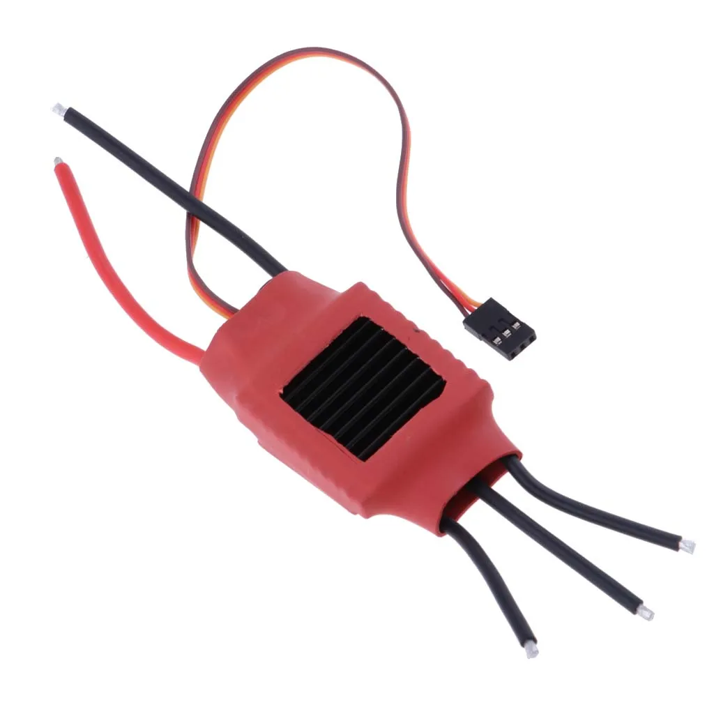 

50A 50AMP 2-7S Brushless ESC Speed Control OPTO 5V 3A BEC For RC Airplane