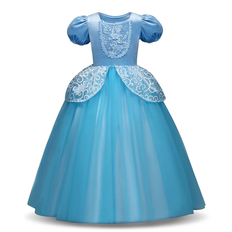 

Newest Child Clothes Baby girls dress Christmas Halloween party costume Cinderella Sofia Princess dress Kids dresses Vestido